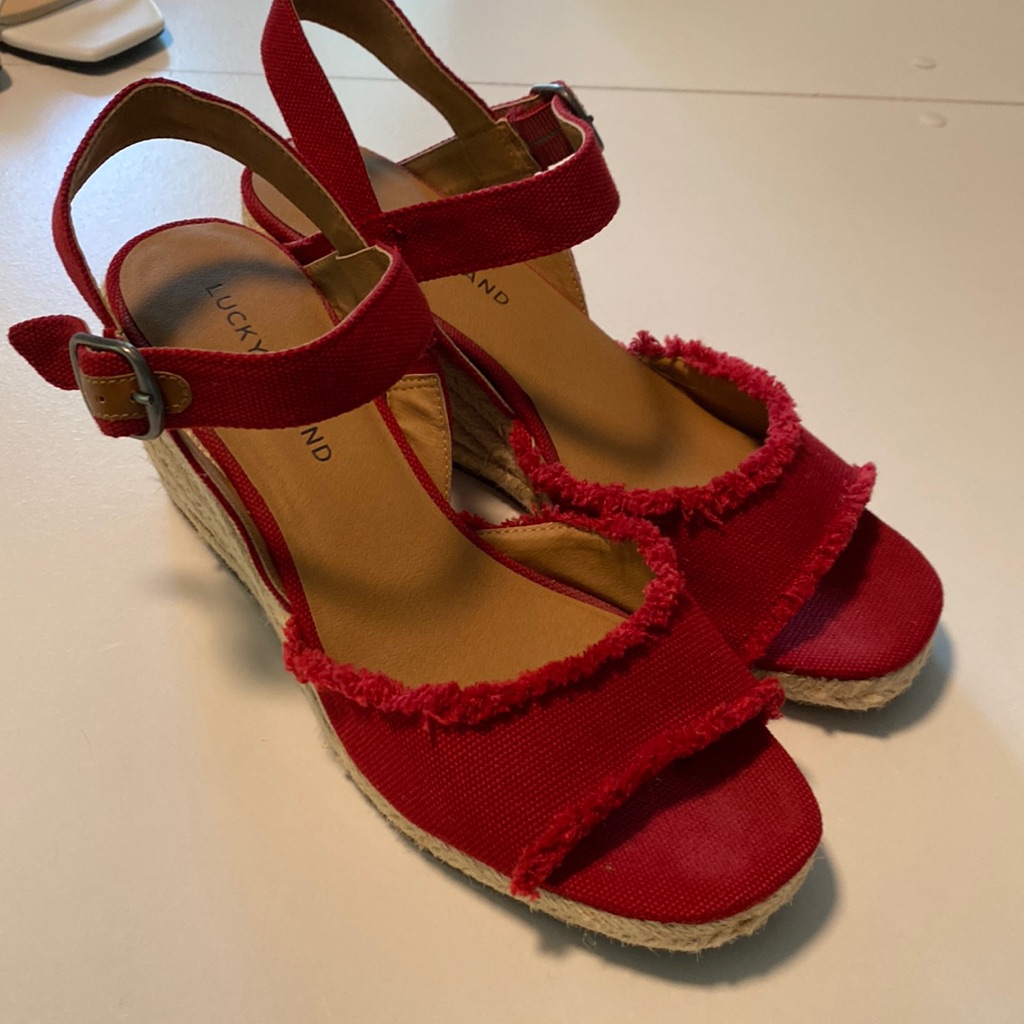 Lucky Brand Red Wedges
